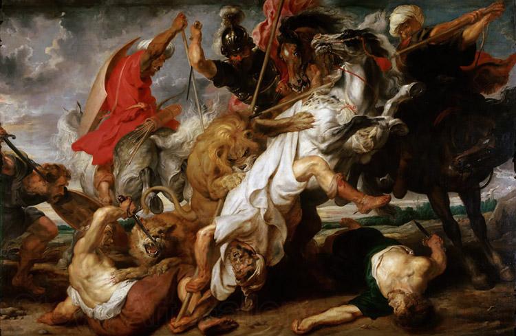 Peter Paul Rubens Lion Hunt (mk27) Spain oil painting art